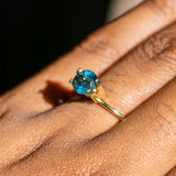 1.55CT Roval Sri Lanka Sapphire, Bright Teal, 6.53x4.72MM