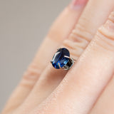1.40CT NIGERIAN OVAL SAPPHIRE, COBALT BLUE, 7.38X6.15X3.96MM, UNTREATED