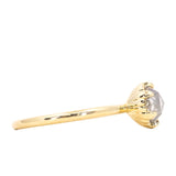 1.30ct Rosecut Diamond Scallop Cup Solitaire in 18K Yellow Gold