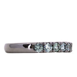 Blackened Gold Montana Sapphire Band