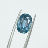 4.25CT ELONGATED CUSHION MONTANA SAPPHIRE, MEDIUM TEAL BLUE, 8.18x11.9MM