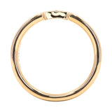 1.25ct Emerald Cut Parti Sapphire Solitaire and Wedding Band Set in 14k Yellow Gold