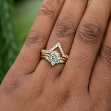 1.25ct Round Grey Diamond Evergreen Solitaire in 18k Yellow Gold