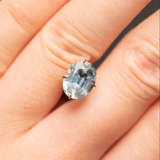 1.97CT OVAL AQUAMARINE, 9.73X7.57X4.84MM