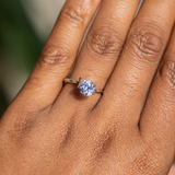 1.21CT Roval Sri Lankan Sapphire, Soft Lavender, 6.50x6.30x3.90MM, UNHEATED