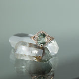 2.45ct Poval Blue Aquamarine Diamond Halo Low Profile Split Shank Ring In 14k Rose Gold