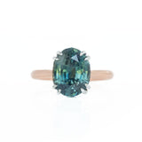 Classic Cathedral Double Prong Solitaire, Stackable - Setting