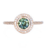 Evergreen Bezel Set Halo, Stackable - Setting