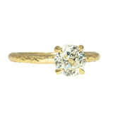 1.32ct GIA Crown Jubilee® Diamond Evergreen Solitiare in 18k Yellow Gold
