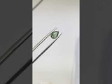 0.85CT PEAR MADAGASCAR SAPPHIRE, LIGHT TEAL BLUE, 7.56X5.43X3.21, UNHEATED