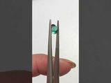 1.08CT ROUND TOURMALINE, TEAL, UNHEATED, 6.5X6.51MM