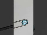 4.25CT ELONGATED CUSHION MONTANA SAPPHIRE, MEDIUM TEAL BLUE, 8.18x11.9MM