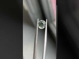 1.46CT ROUND SONGEA SAPPHIRE, COLOR SHIFTING GREEN TO GREY, 6.66X4.64MM UNTREATED