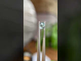 2.38CT SQUARE RADIANT MONTANA SAPPHIRE, MINTY TEAL BLUE GREEN, 6.71X6.74X5.82MM