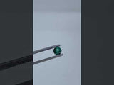 1.08CT ROUND TOURMALINE, TEAL, UNHEATED, 6.5X6.51MM