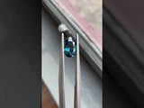 0.89CT OVAL NIGERIAN SAPPHIRE, DEEP OCEAN BLUE, 6.96X4.93MM, UNTREATED