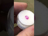 0.95CT TANZANIAN SAPPHIRE, OVAL ROSECUT, BRIGHT MEDIUM PINK, HEATED, 7.2 X 5.2MM