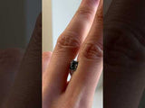 0.71CT RADIANT CUT MONTANA SAPPHIRE, 5.66X4.19MM