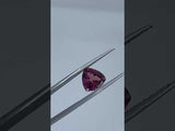3.59CT TRILLION AFGHAN TOURMALINE, RASPBERRY PINK, UNTREATED, 9.99X9.8MM