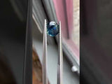 1.05CT ROUND NIGERIAN SAPPHIRE, OCEAN BLUE, 5.95X3.81MM, UNTREATED