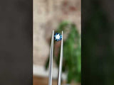 1.03CT ROUND NIGERIAN SAPPHIRE, DEEP OCEAN BLUE, 6.15X3.81MM, UNTREATED