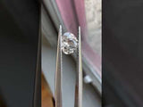 0.94CT MODIFIED PEAR TRILLION MADAGASCAR SAPPHIRE, WHITE, 5.6MM X 6.3MM
