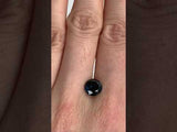 40% OFF 1.90CT ROUND AUSTRALIAN SAPPHIRE, DEEP DEEP ROYAL BLUE, 7.76MM. UNHEATED.