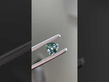 0.75CT TRILLION SAPPHIRE, TEAL GREEN, 5.9MM