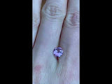 1.00CT OVAL BURMESE SPINEL, PINK, 6.63x6.13mm