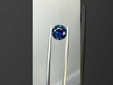 2.06CT ROUND MADAGASCAR SAPPHIRE, DEEP ROYAL BLUE TEAL, 7.97X4.54MM