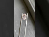 1.34CT ELONGATED HEX PEACH SAPPHIRE 8.40X5.42X3.70MM UNTREATED