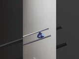 2.48CT PEAR SRI LANKAN SPINEL, PURPLE GREY, UNTREATED, 8.8X7.66MM