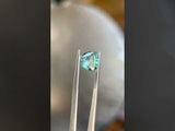 4.66CT TRILLION MONTANA SAPPHIRE, SILKY TEAL GREEN, 10.38X9.70X5.85MM, UNHEATED