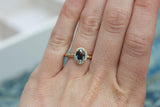 oval sapphire diamond halo color change sapphire carved engagement ring with peacock mermaid sapphire