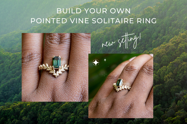 How to Build Your Own Pointed Vine Solitaire Ring