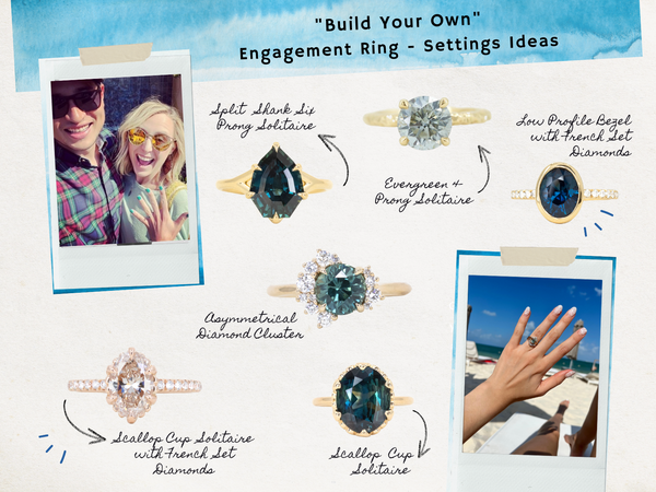 "Build Your Own" Engagement Ring - Ring Settings Guide