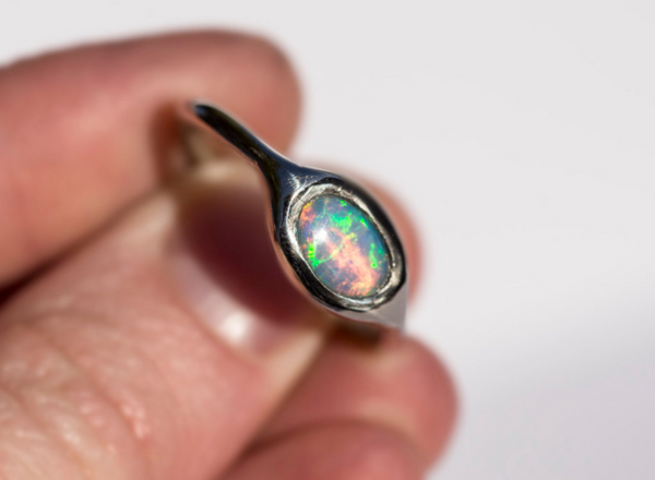 Custom Opal Rings in October "Etsy Finds"