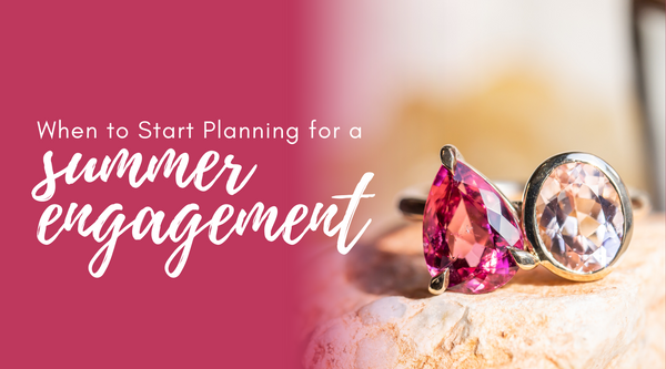 Blog Header. Text reads "When to Start Planning for a Summer Engagement"