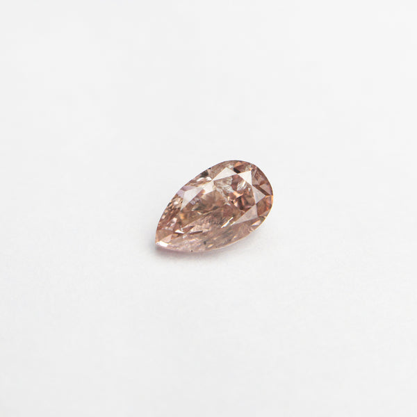 0.26ct 4.93x2.92x2.15mm Fancy Pink Pear Brilliant 24106-01