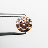 0.70ct 5.51x5.48x3.62 GIA SI1 Fancy Deep Orangy Pink Round Brilliant 🇦🇺 24147-01