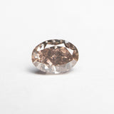 0.90ct 6.72x4.87x3.46mm GIA I1 Fancy Pink-Brown Oval Brilliant 🇦🇺 24092-01