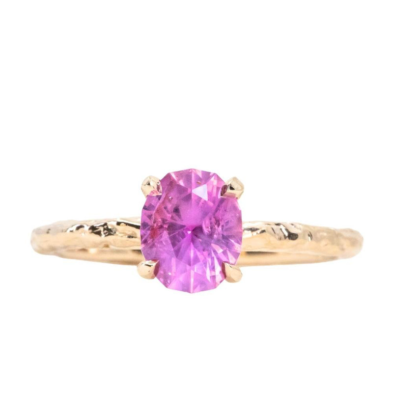 GRS Certified 3.96 Carat Oval Cut Pink Sapphire and Diamond Halo Ring –  ASSAY