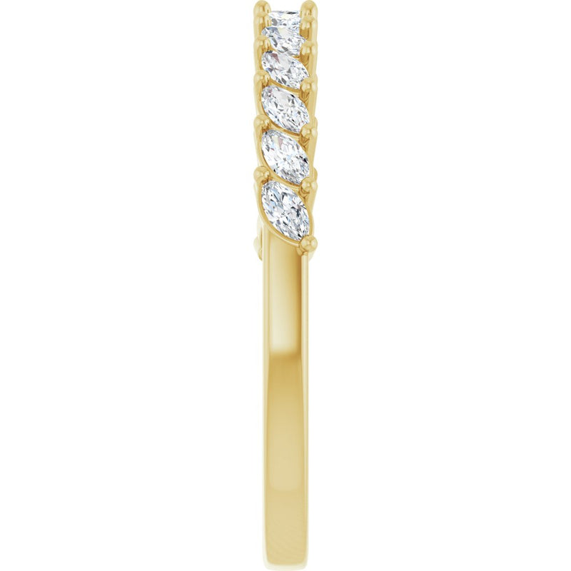 Marquise Diamond Band