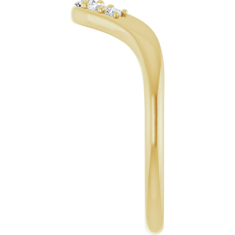 Archer Contour Diamond Band