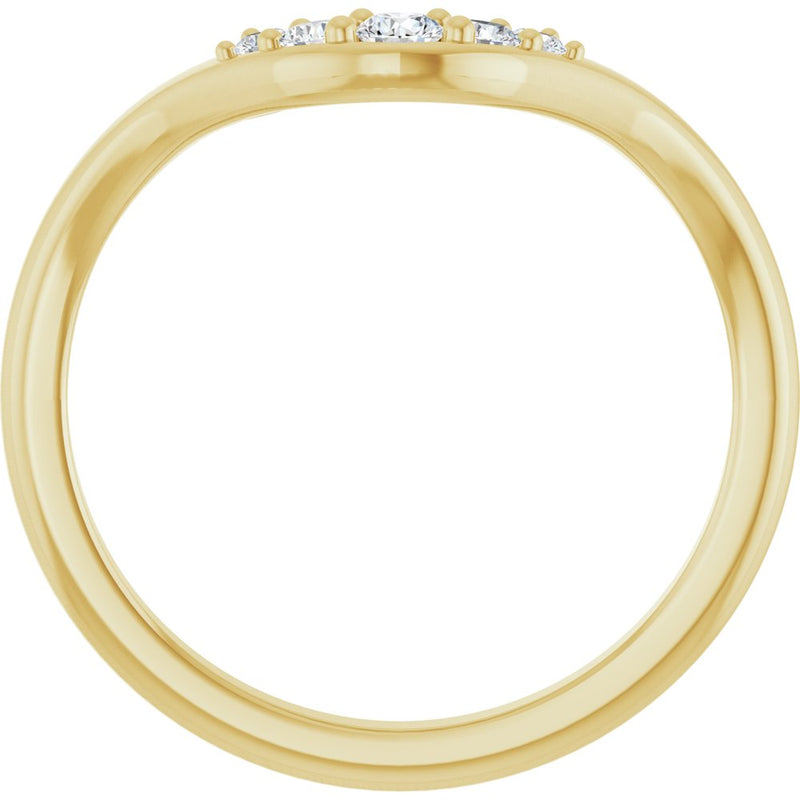 Archer Contour Diamond Band