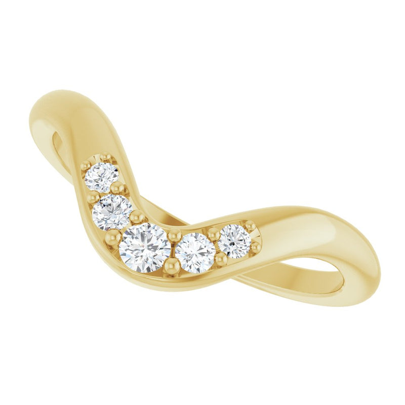 Archer Contour Diamond Band