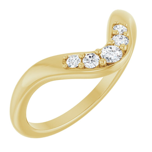 Archer Contour Diamond Band