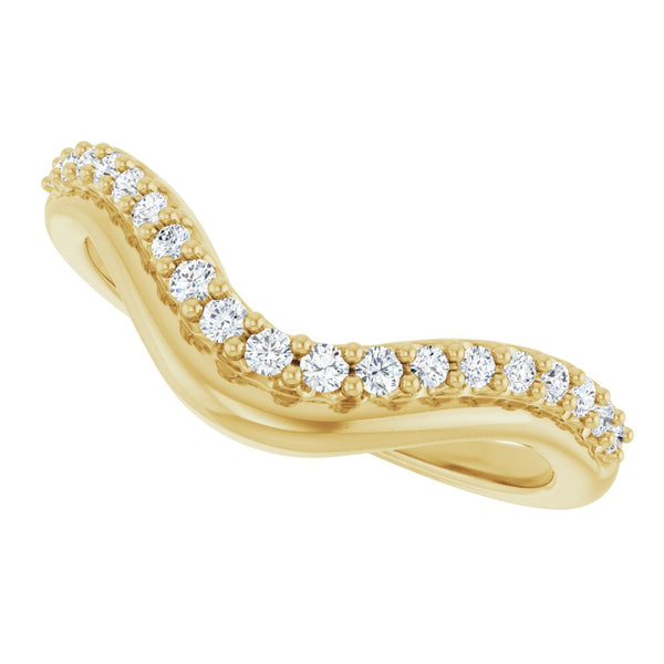 Aurora Contour Diamond Band