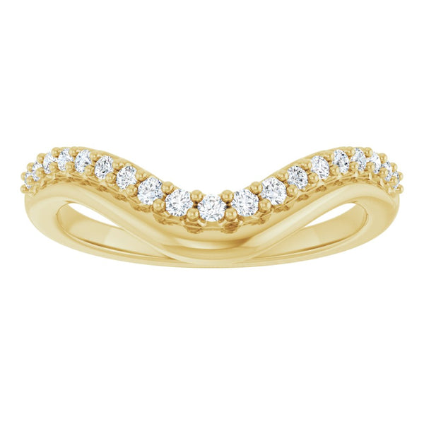 Aurora Contour Diamond Band
