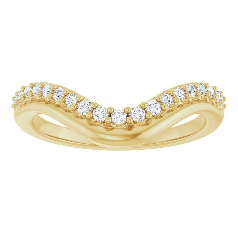 Aurora Contour Diamond Band